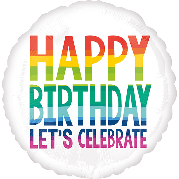 Standard Rainbow Hbd Lets Celebrate